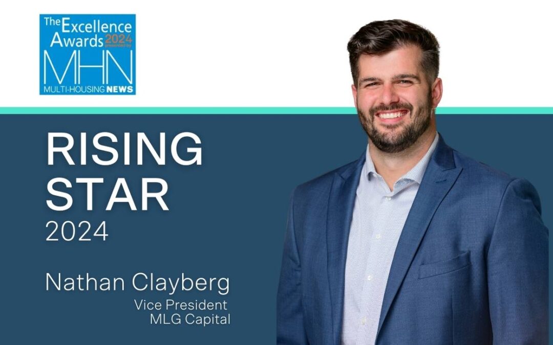 MLG Capital Vice President Nathan Clayberg Named One of Multifamily’s “Rising Stars” by Multi-Housing News